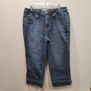 Chico's Platinum Amy Cropped Jeans - Chico's Sz 2.5 (14 US)